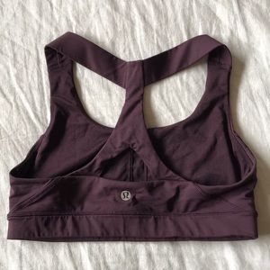 Dark Purple Lululemon Sports Bra